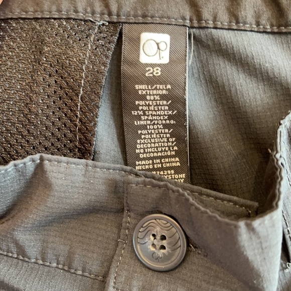 Men’s OP 4Way Stretch Charcoal Gray Casual Shorts - Picture 2 of 6